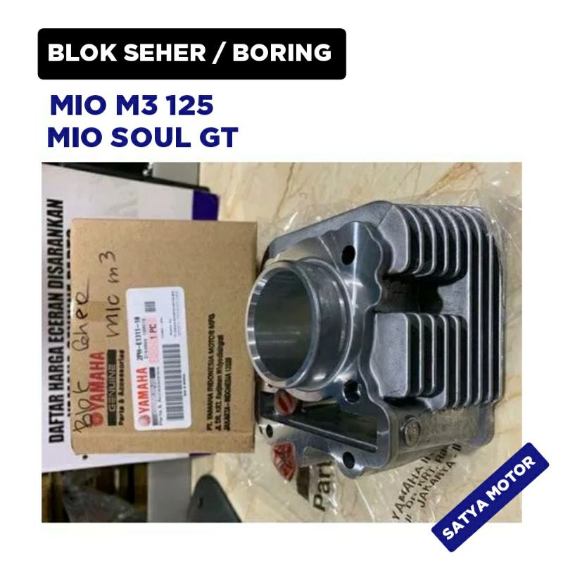 Blok Seher boring Mio M3 125 - Mio soul GT / Blok Seher boring / 1 Set / Yamaha Asli 2PH-E1311-10