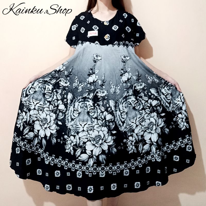 ❤️KU❤️ KLOK BOBOK DASTER PAYUNG KENCANA UNGU LABEL HIJAU SUPER ORIGINAL KUI COD GROSIR DASTER BUSUI BUMIL BEST SELLER RAYON KUB-43 BUNGA MACAN