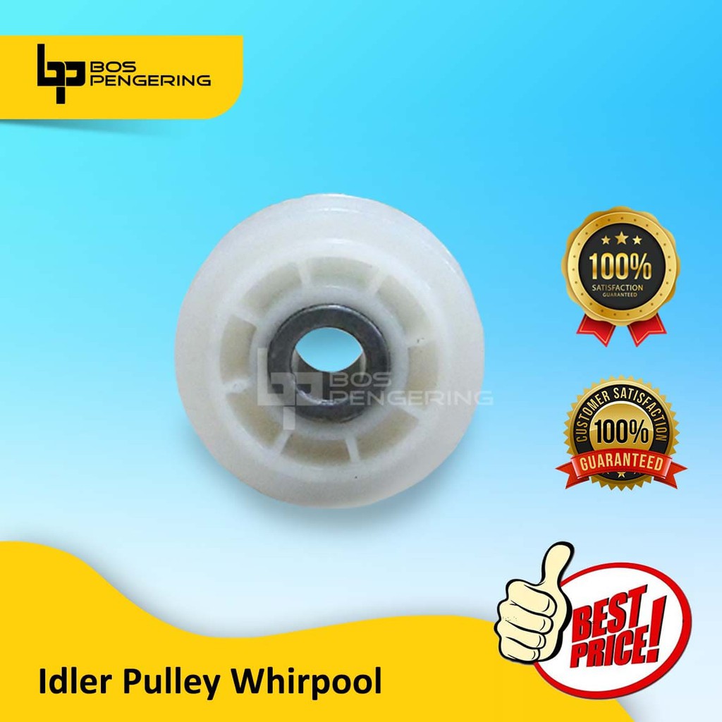 Idler Pulley Mesin Pengering Whirlpool Roller Pulley Maytag Original