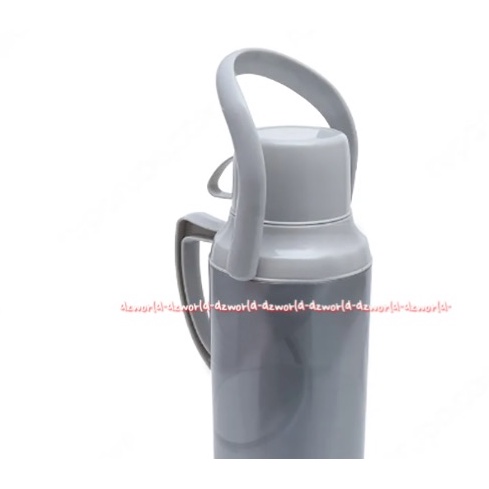 Kris Vacuum Flask White 2L Tempat Termos Thermos Cerek Teko Air Panas Tahan Lama Kris Vakum 2 Litter Abu Abu Grey Silver