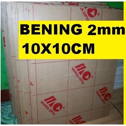 

Acrylic - Akrilik - Bening merk MARGA CIPTA tebal 2mm ukuran 10x10cm