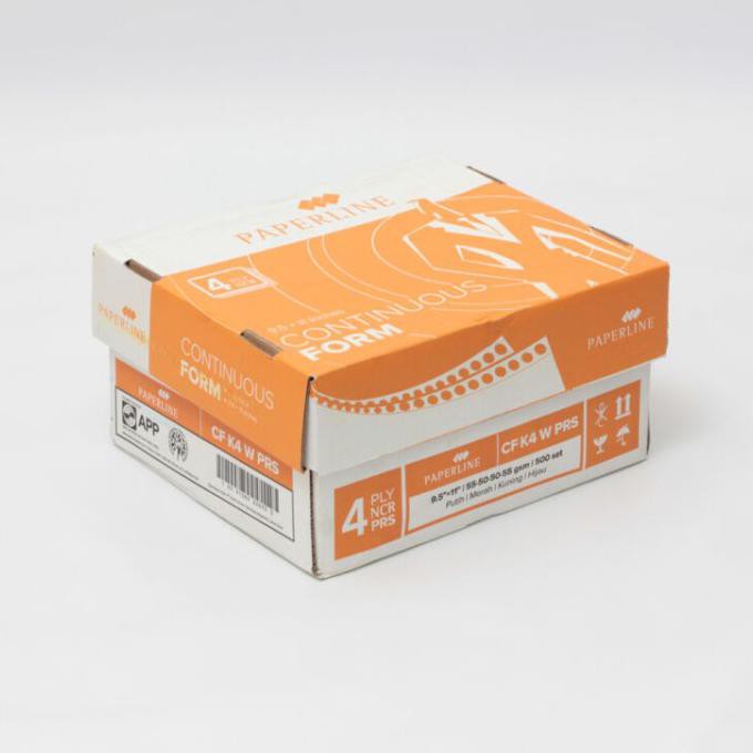 

DUS Kertas Continuous Form 4 Ply 9,5x11 - Paperline CF K4 W PRS