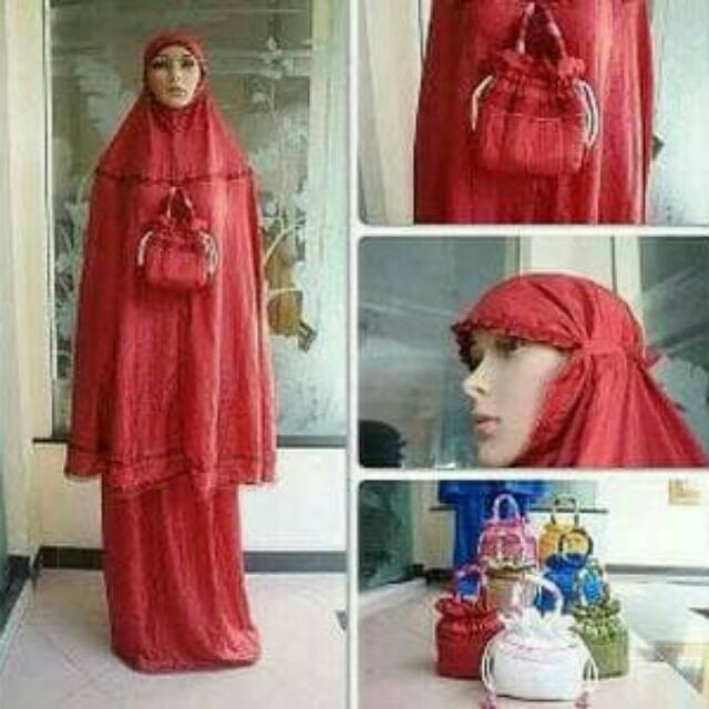 GROSIR MUKENA TRAVELING PARASUT SUPER SIZE BESAR MERK AR-RAHNI 100% ASLI