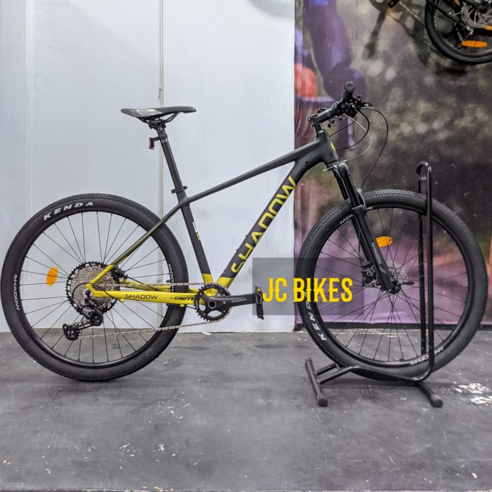 Sepeda Gunung MTB Shadow Nagato by United Deore 12 speed - Black Gold, M - 27.5