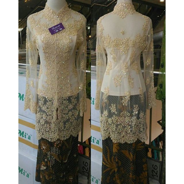 Kebaya Modern anggrek + torso + rok kain lilit