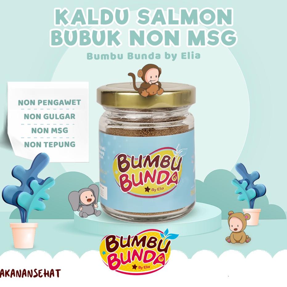 T-UTQ) ♥) Bumbu Bunda Elia 6+ - BPOM Kaldu MPASI / Kaldu Anak / Kaldu Bayi Non Gula Garam / Kaldu No