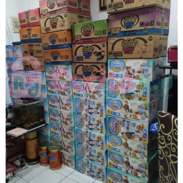 SWEETY SILVER PANTS S96 M90 L84 XL78 XXL72 3 pack/dus (online exlusive)