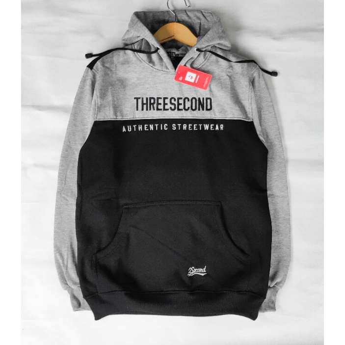 BEST SELLERSweater 3SECOND Oblong Pria Wanita-Hoodie Dewasa/Remaja- Casual-Cagaule-Jamper-Parasut-