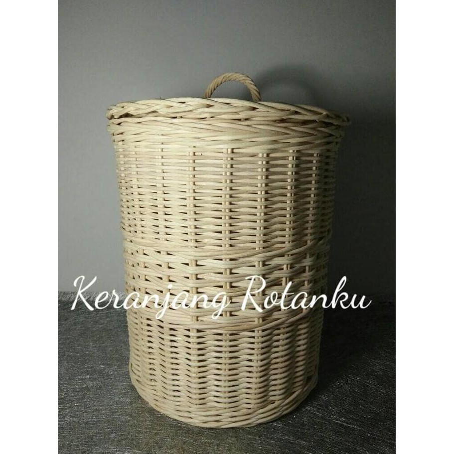 Termurah Keranjang Rotan  Laundry Lingkar  Mini Shopee 