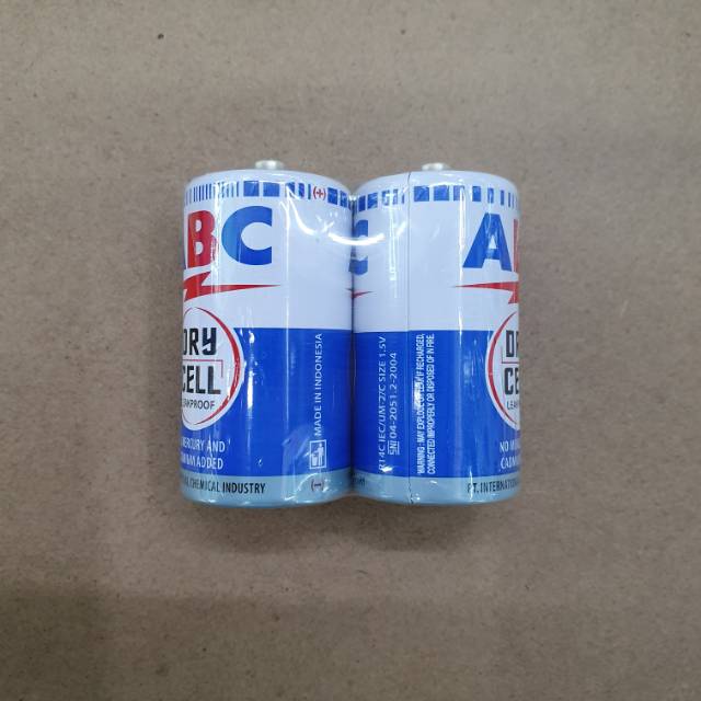 Batera Tanggunf ABC Dry Cell R14C IEC size 1,5V