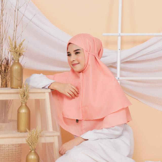 BERGO MARYAM DUAL LAYER / DUA LAPIS DOUBLE / HIJAB INSTAN