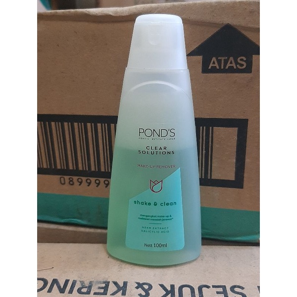 Pond's clear solution shake &amp; clean ( HIJAU ) 100ml