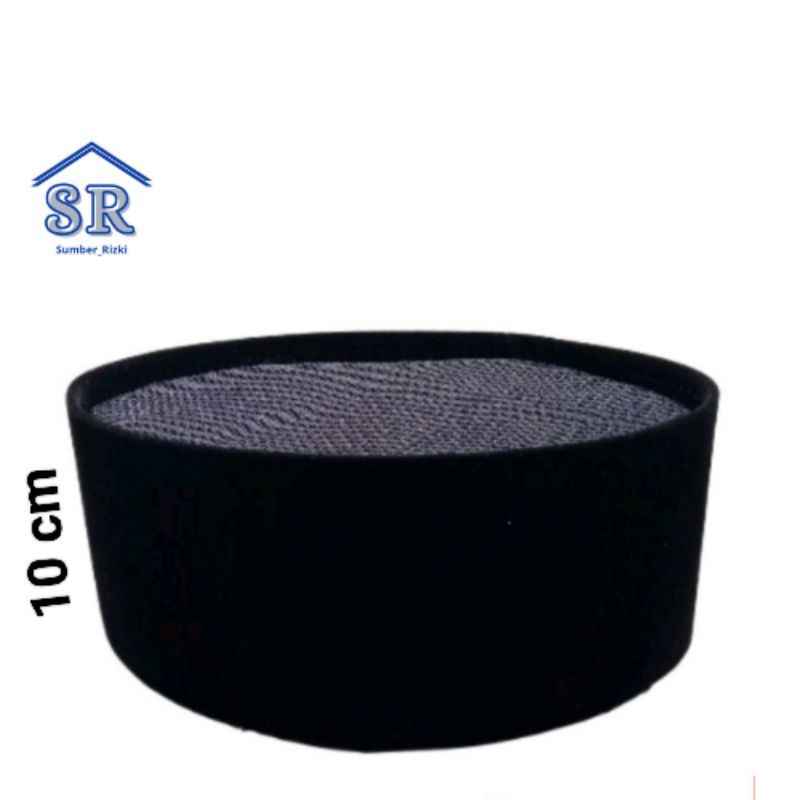 peci kopyah hitam tinggi 10 cm ful ac