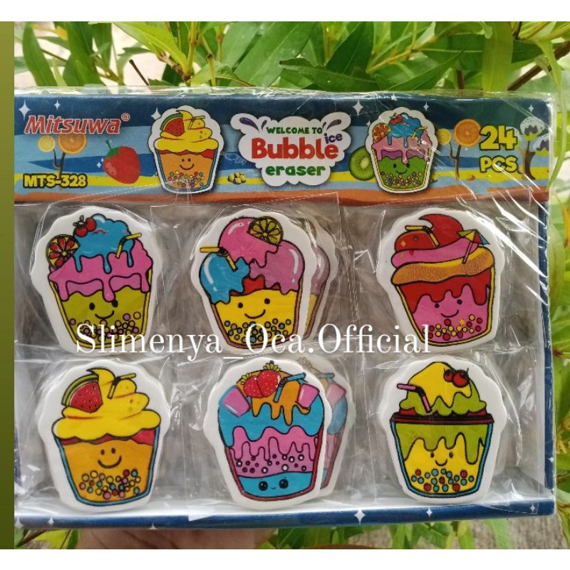 Penghapus Karakter/Lucu kartun cupcake/gepeng