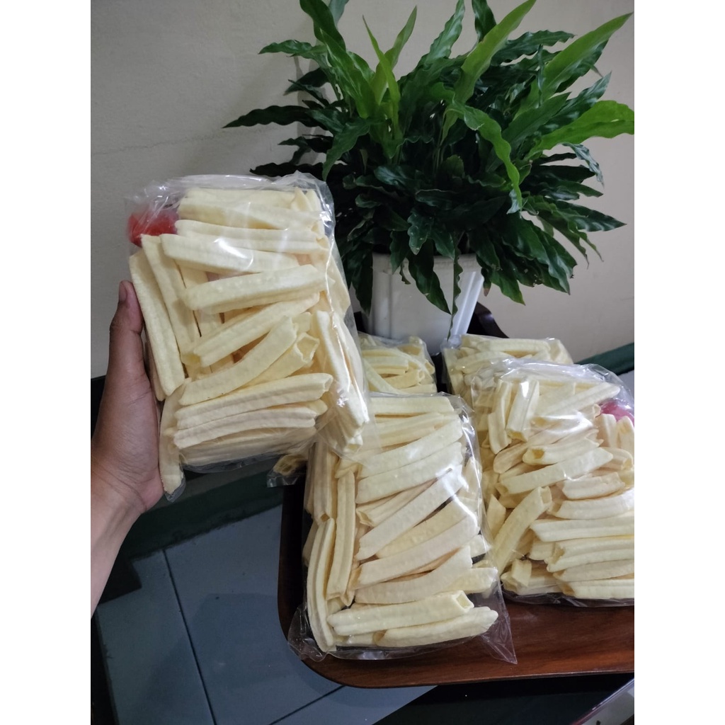 

Kerupuk Stick Kentang Potato Saus 100gram Gurih Renyah - Potato Snack