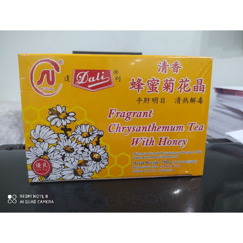 Chrysanthemum tea with honey/Teh kembang bunga dengan madu