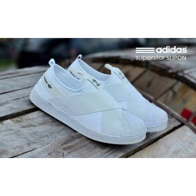Adidas Superstar Slip On Full White TERMURAH