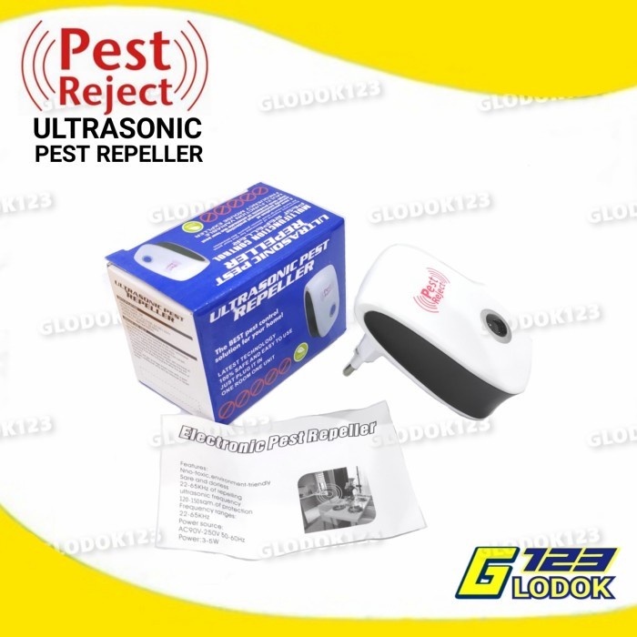 Alat Pengusir Nyamuk, Tikus, Lalat, Kecoak, Serangga PEST REJECT Ultrasonic