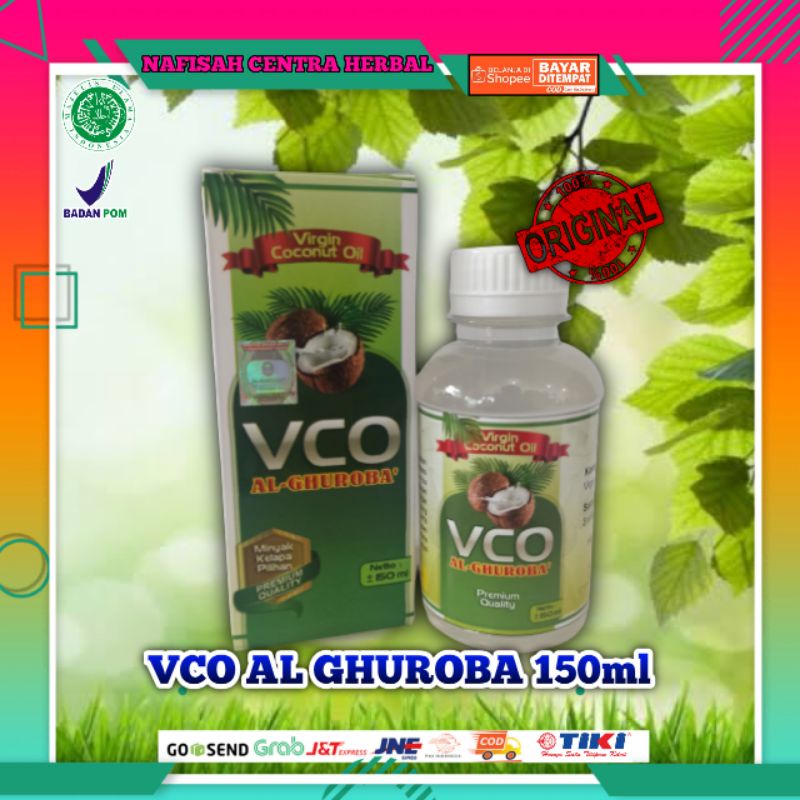 

VCO Al Ghuroba 150ml | Minyak Kelapa Murni