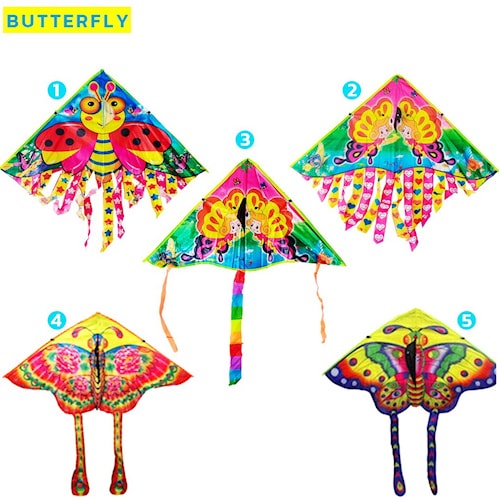 Terbaru  Mainan Layangan Kupu-Kupu Unik / Mainan Layang Layang Karakter Kupu-Kupu / Layangan Butterf