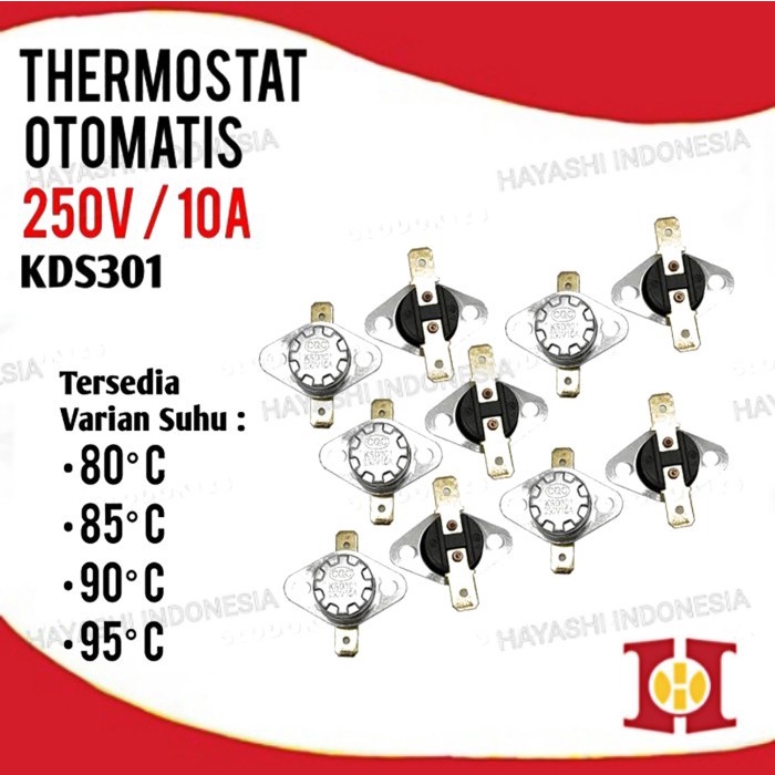 Thermostat Sensor Suhu Pemutus Arus Otomatis Dispenser Penanak Nasi - 10pcs