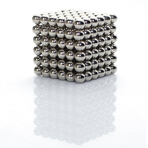 3MM BOLA MAGNET SILVER / Magnetic Ball Force Magic Leisure 216 pcs