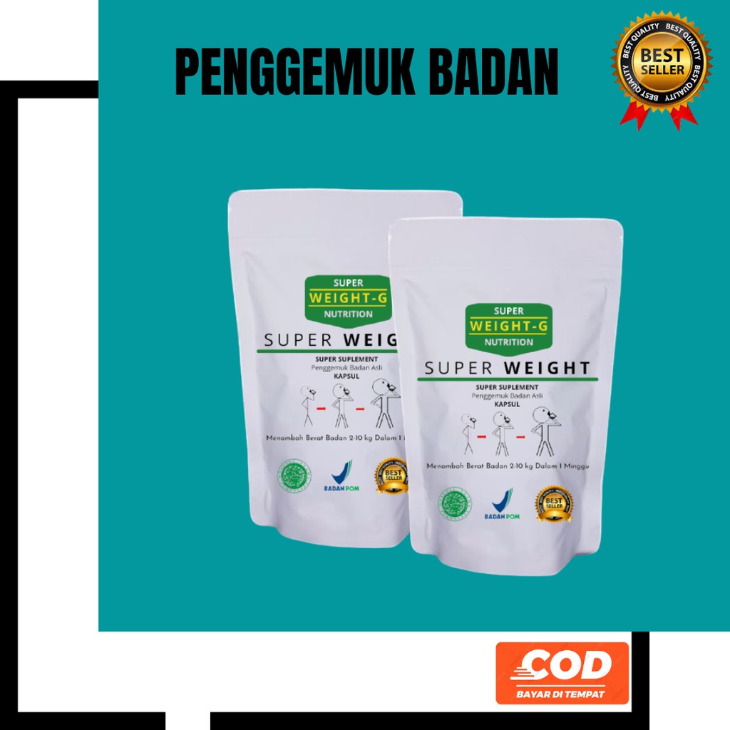 Penggemuk Badan - Super Weight G Penambah Nafsu Makan Premium
