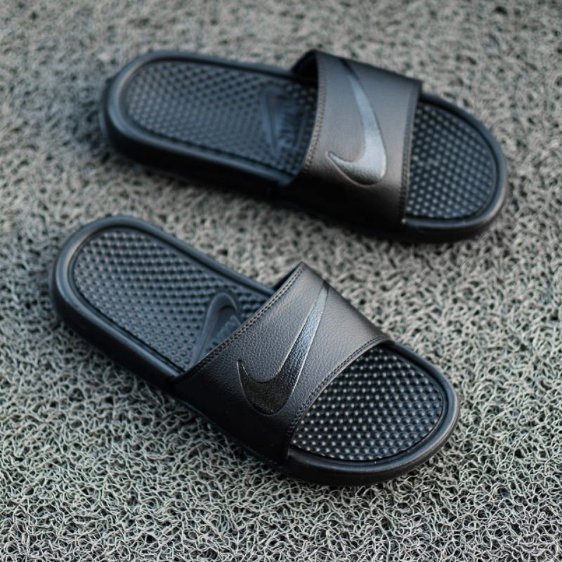 Sandal Nike Benassi Swoosh &quot;All Black&quot;