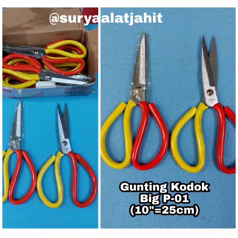 Gunting Kodok Big P-01 (10&quot;=25cm) YDL =rp.29.000/1pcs