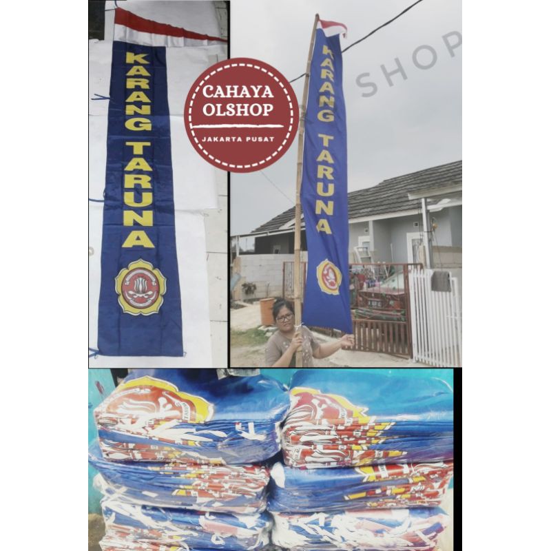 BENDERA UMBUL UMBUL KARANG TARUNA / UMBUL - UMBUL KARANG TARUNA / UMBUL - UMBUL KATAR 50 X 300CM