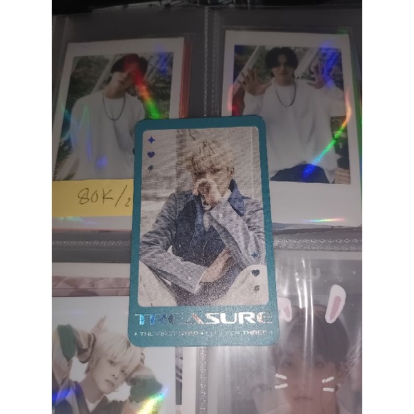 Treasure asahi tfs ch 3 ygs pob bene pc photocard