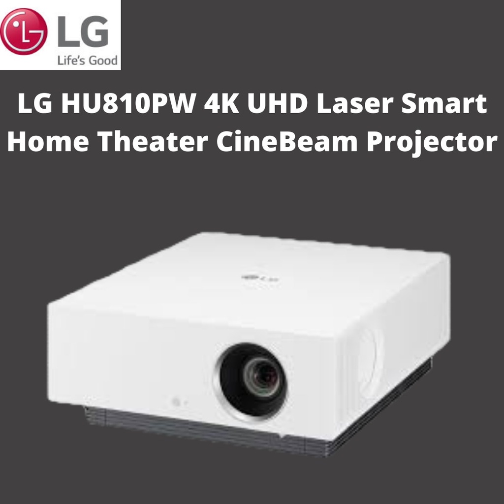 LG HU810PW 4K UHD Laser Smart Home Theater CineBeam Projector