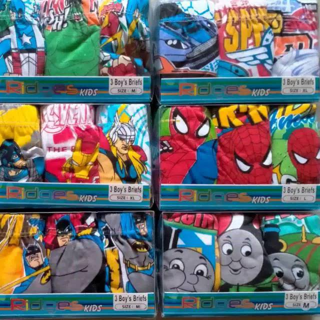 Celana Dalam Anak Laki RIDGES KIDS berkarakter