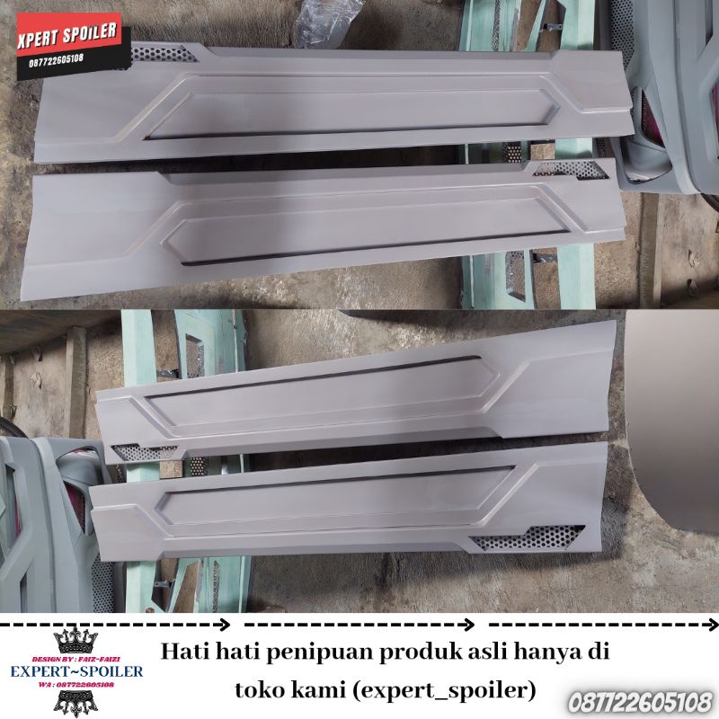 Pengaman Samping Bemper Samping L300 Bak Selebor Bak Cembung Bak Rendah