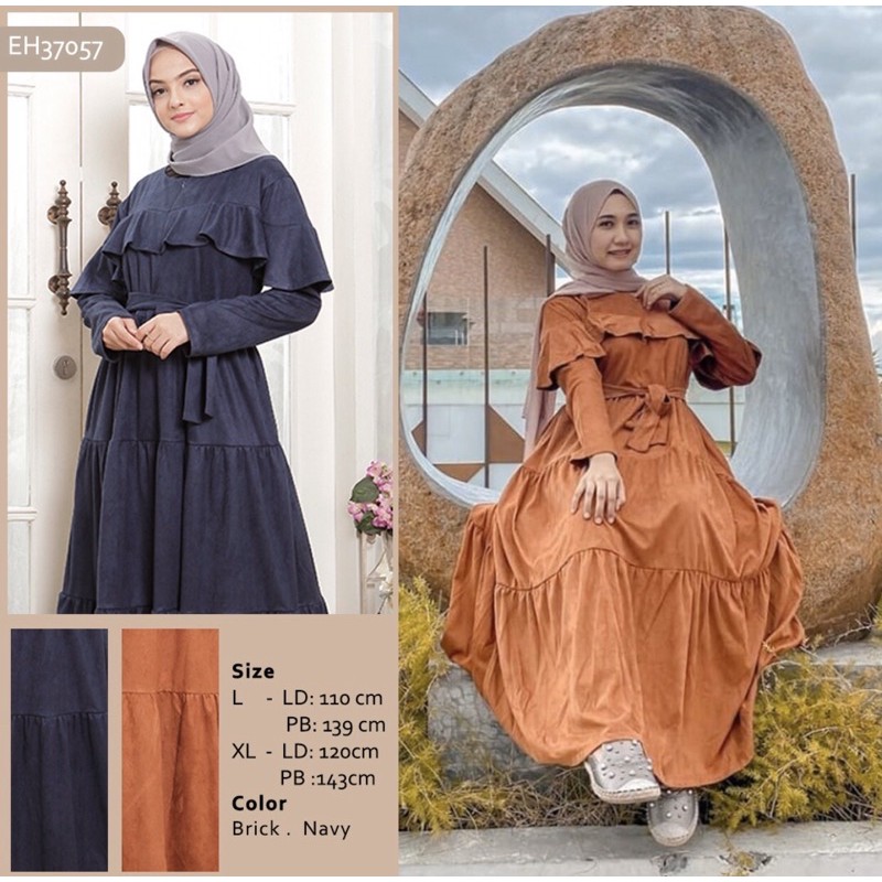 BAJU GAMIS IMPORT TERBARU GAMIS REMAJA KEKINIAN MODERN 2021 WANITA | ECERAN/GROSIR