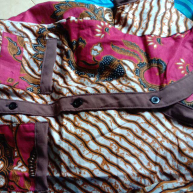 Piama Batik Anak Cowok Dan Cewek Bahan Adem Motif Kalem Untuk Usia 1-5 Tahunan.