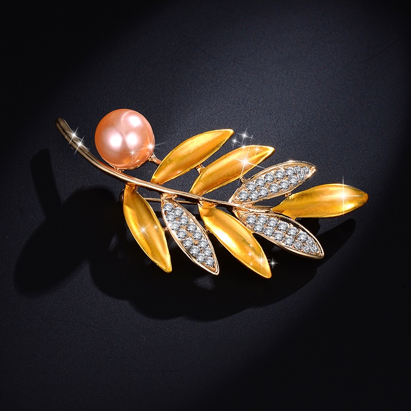 High-end Retro Mutiara Zirkon Bros Opal Swan Kupu-kupu Merak Bunga Berlian Imitasi Bros Aksesoris indah-37#