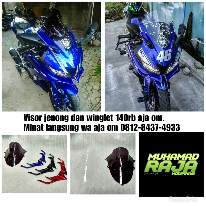 PAKET visor r15v3 winglet r15v3 r15 v3 visor r15v3 windshild r15 v3