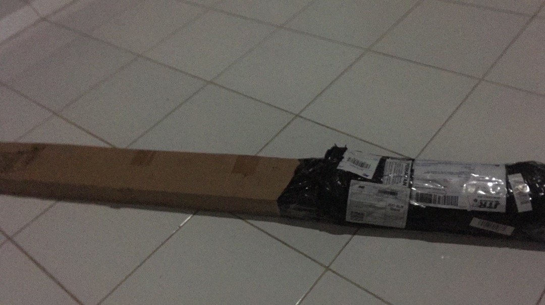 Gantungan Suling Baju Fs 35cm Pin 10 Hitam Fitting Square Pipa Kotak