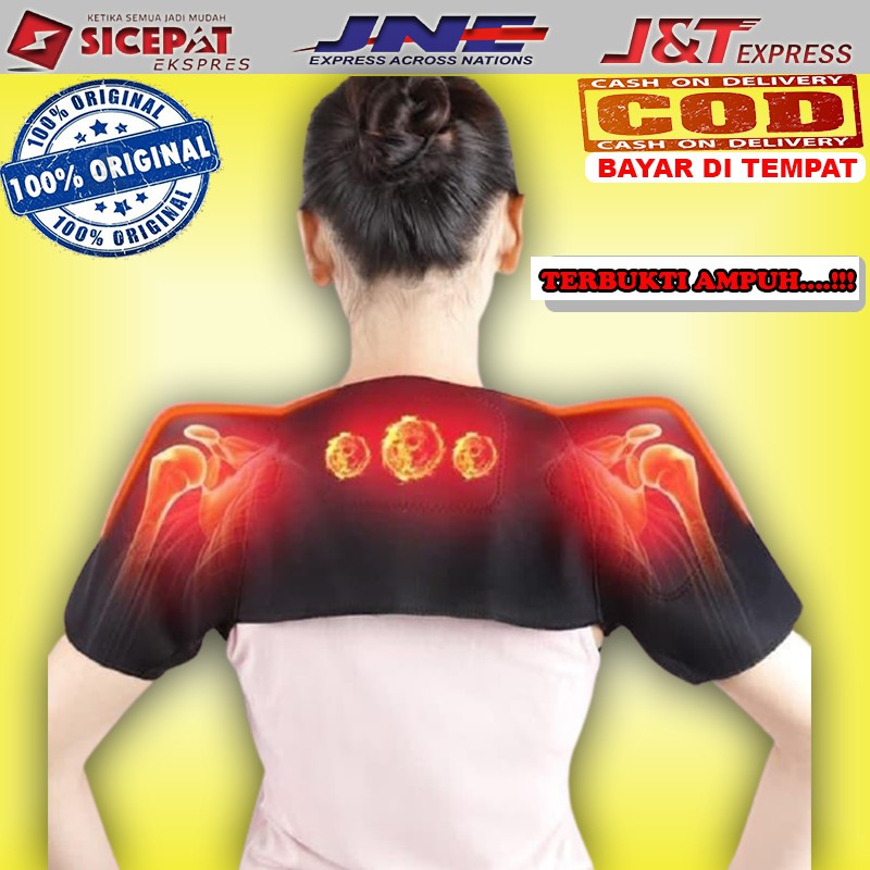 Sabuk Terapi Punggung Korset kesehatan Pria Wanita bahu magnetik pemanas penghangat