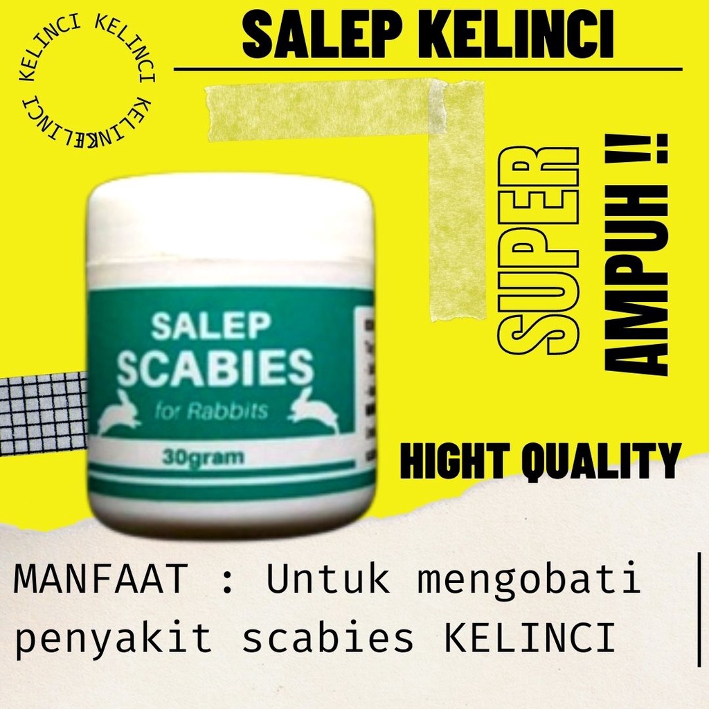 Obat Scabies Kelinci, Salep Scabies Kelinci, Scabies Kelinci FEZONE