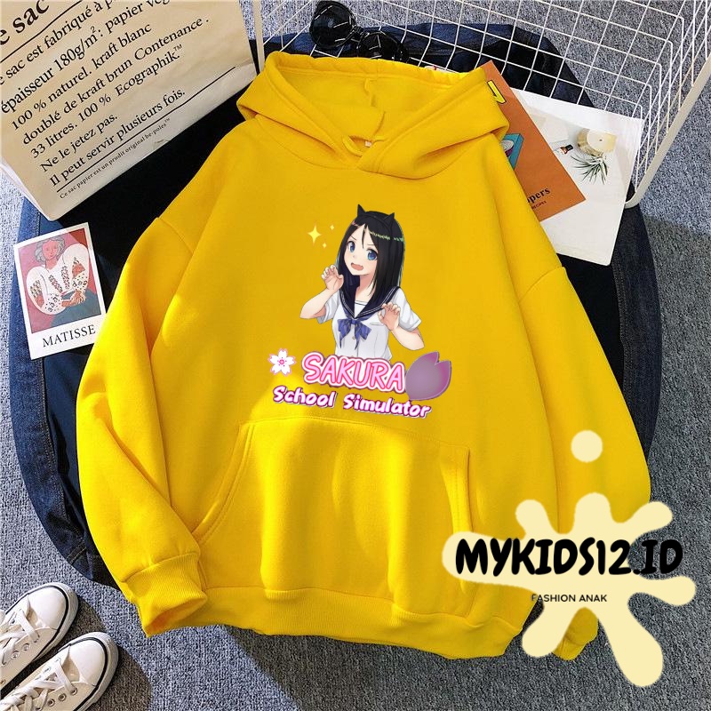 JAKET HOODIE SWEATER ANAK SAKURA SCHOOL SIMULATOR