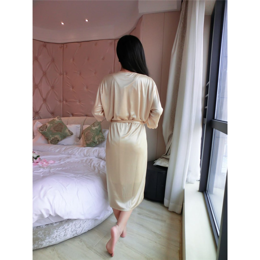 2 IN 1 KIMONO LINGERIE / BAJU TIDUR WANITA SEKSI IMPORT / LINGERIE SEKSI KOREA SESERAHAN PENGANTIN