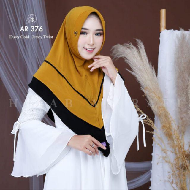 Hijab Ar Rafi AR 376 hijab instan new ar rival  original | INAYAHHIJAB-Dustygold