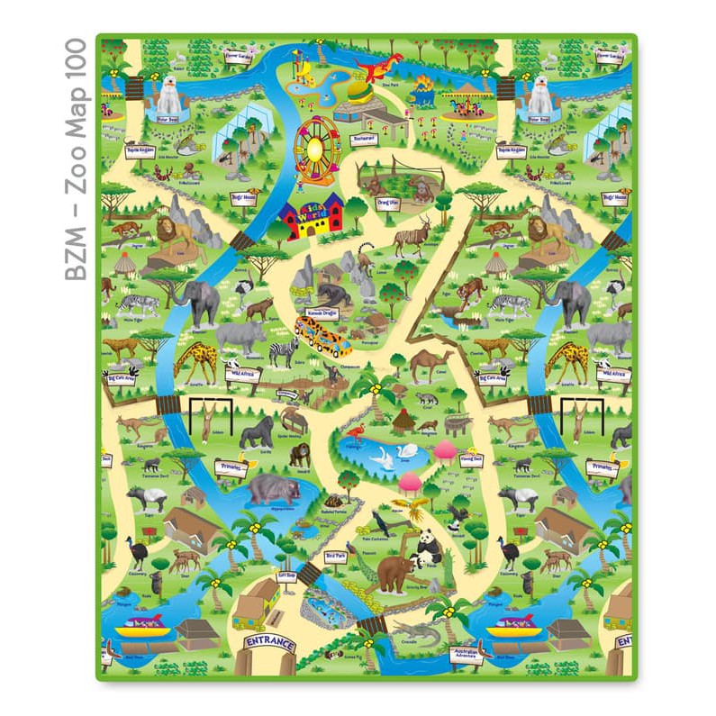 Tikar Evamatic Zoo Map