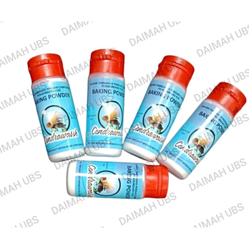 

Baking Powder Cendrawasih 15 gram, Bahan Tambahan Pangan Pengembang Kue