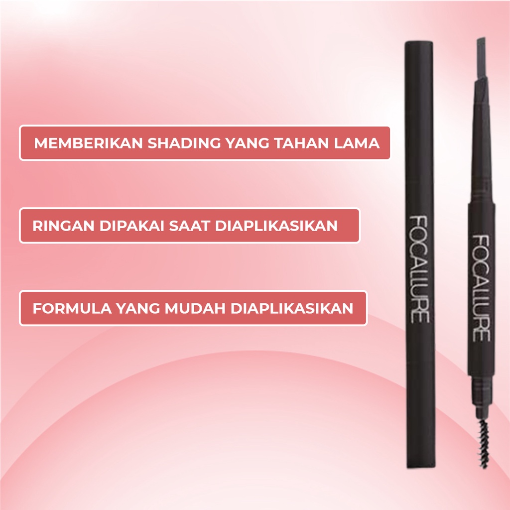 [ SKINHOUSEID ] PAKET BUNDLING FOCALLURE Eyebrow Auto Brows Pen FA18 / BODY MIST SEKINHOUSEID 55ML