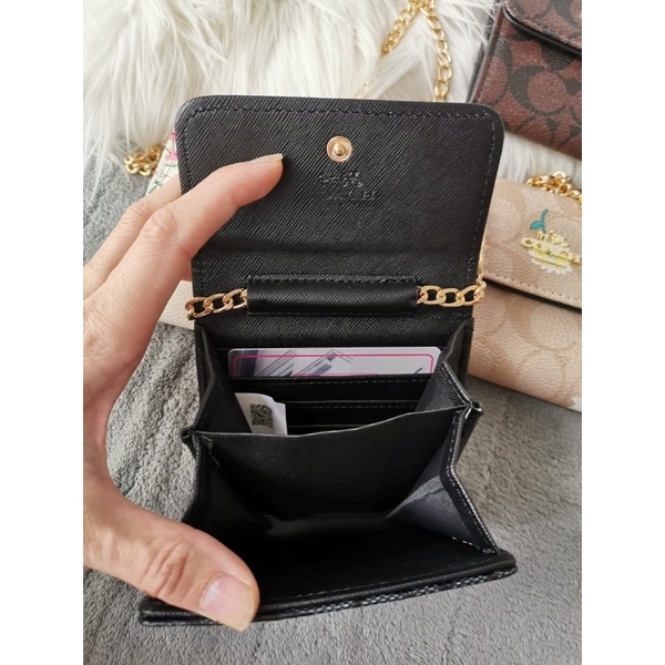 coach mini Wallet ada tali panjang bs untuk Slingbag dompet wanita sling bag mini coach