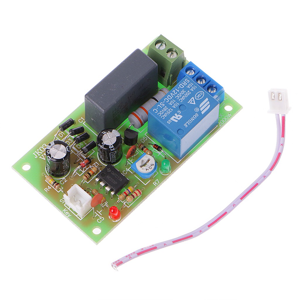 AC 220V Trigger Delay Switch Turn On Off Board Timer Relay Module PLC Adjustable