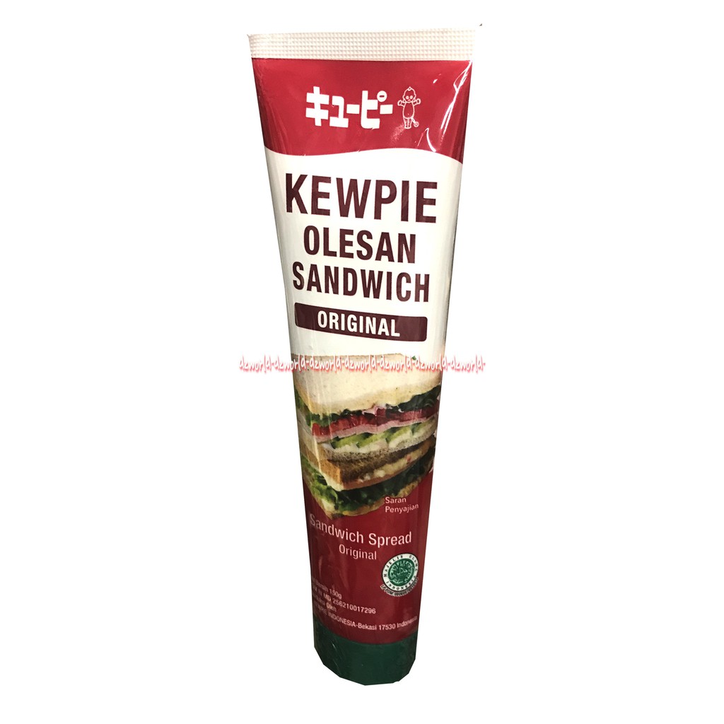 Kewpie Olesan Sandwich Rasa Original Saus Cocok Untuk Isian Sayuran Atau Telur Rebus 150g